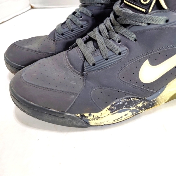 Nike 2012 Air Force 180 RARE Mid Glow In The Dark Sneakers Men's Shoe Sz 10 - Picture 3 of 12